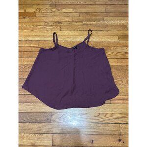 Torrid Sophie Swing Cami Tank Top Womens Plus Sz 00 Purple Sleeveless Polyester